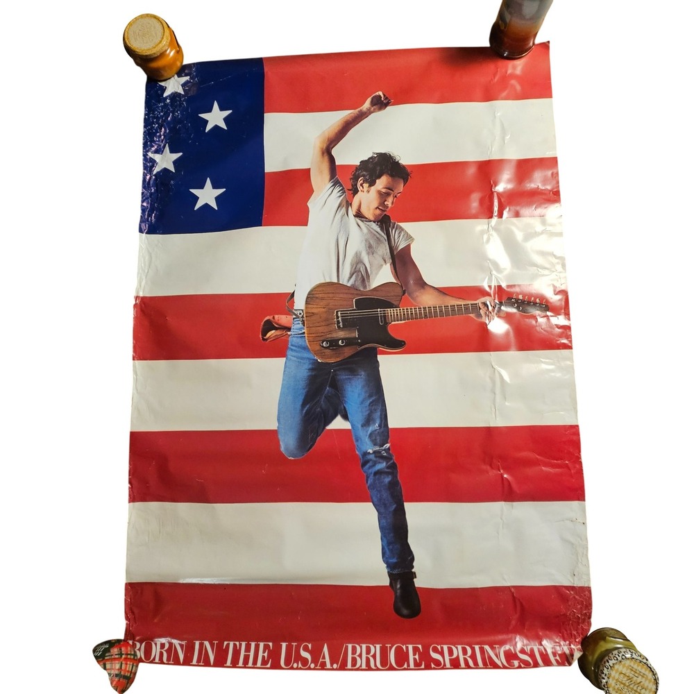 Bruce Springsteen‎ Born In The U.S.A. 34x48 Large Promo Poster Vintage 1984 Rock